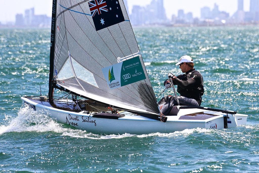 ISAF Sailing World Cup, Melbourne Day 1 - Finn © Richard Gladwell www.photosport.co.nz